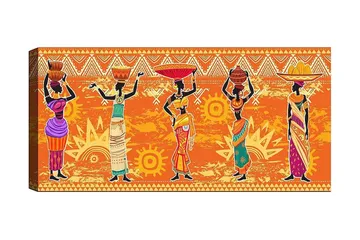 Canvastavla YTY World Cultures Flerfärgad - 120x50 cm - Inredning - Tavlor & posters - Canvastavla