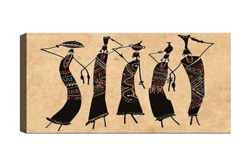 Canvastavla YTY World Cultures Flerfärgad - 120x50 cm - Inredning - Tavlor & posters - Canvastavla