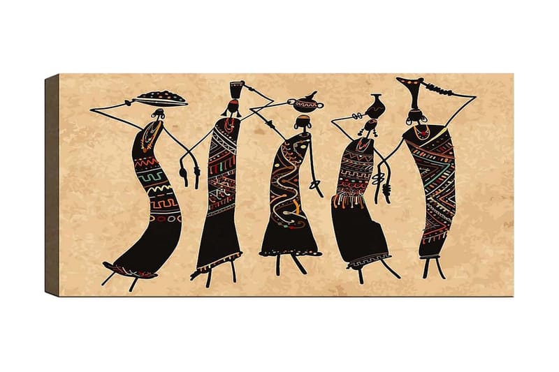 Canvastavla YTY World Cultures Flerfärgad - 120x50 cm - Inredning - Tavlor & posters - Canvastavla