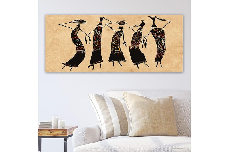 Canvastavla YTY World Cultures Flerfärgad - 120x50 cm - Inredning - Tavlor & posters - Canvastavla