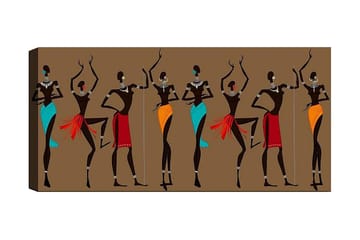 Canvastavla YTY World Cultures Flerfärgad - 120x50 cm - Inredning - Tavlor & posters - Canvastavla