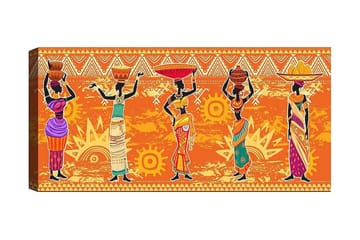 Canvastavla YTY World Cultures Flerfärgad - 120x50 cm - Inredning - Tavlor & posters - Canvastavla