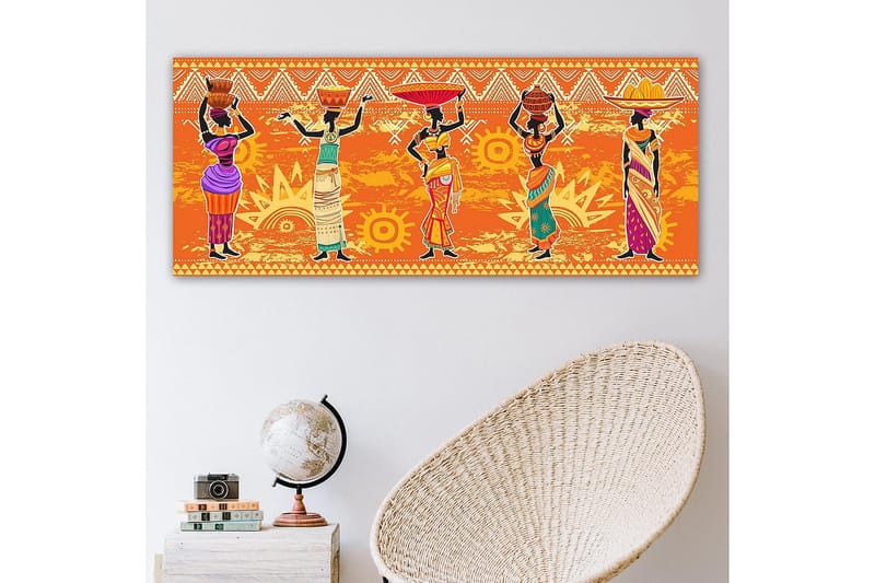 Canvastavla YTY World Cultures Flerfärgad - 120x50 cm - Inredning - Tavlor & posters - Canvastavla