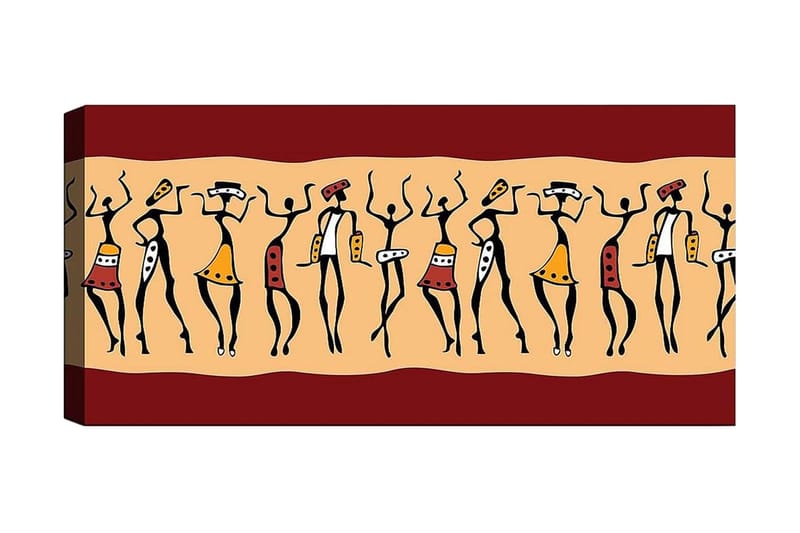 Canvastavla YTY World Cultures Flerfärgad - 120x50 cm - Inredning - Tavlor & posters - Canvastavla