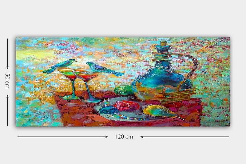 Canvastavla YTY World Cultures Flerfärgad - 120x50 cm - Inredning - Tavlor & posters - Canvastavla
