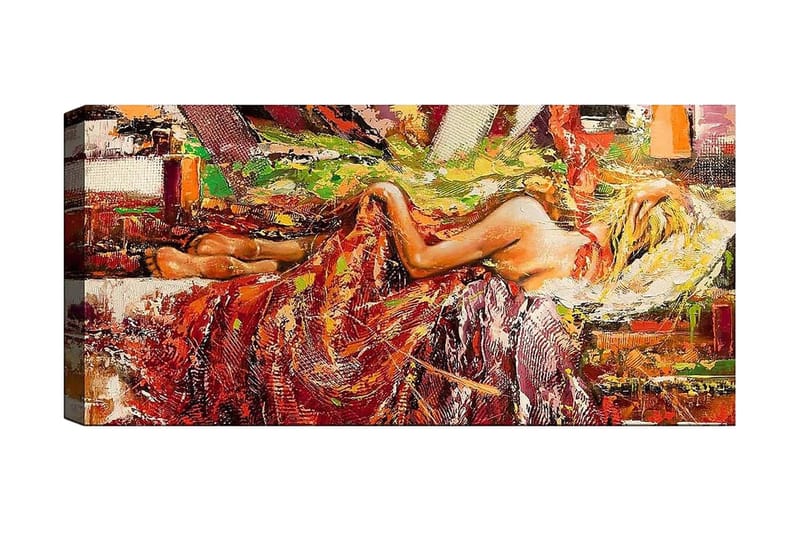 Canvastavla YTY World Cultures Flerfärgad - 120x50 cm - Inredning - Tavlor & posters - Canvastavla