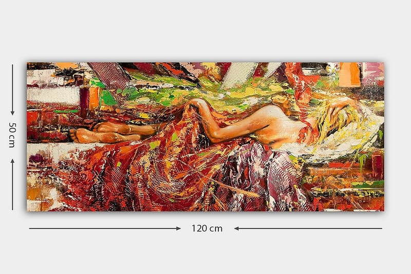 Canvastavla YTY World Cultures Flerfärgad - 120x50 cm - Inredning - Tavlor & posters - Canvastavla