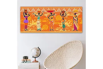 Canvastavla YTY World Cultures Flerfärgad - 120x50 cm - Inredning - Tavlor & posters - Canvastavla