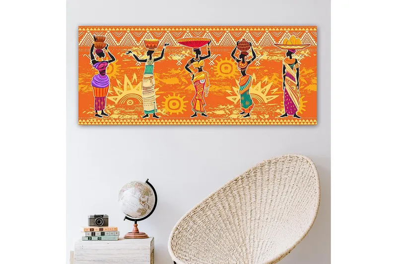 Canvastavla YTY World Cultures Flerfärgad - 120x50 cm - Inredning - Tavlor & posters - Canvastavla