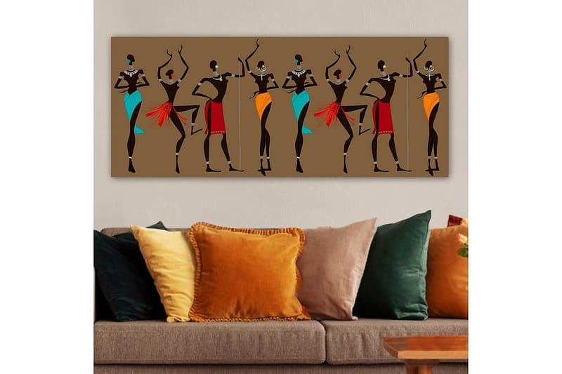 Canvastavla YTY World Cultures Flerfärgad - 120x50 cm - Inredning - Tavlor & posters - Canvastavla