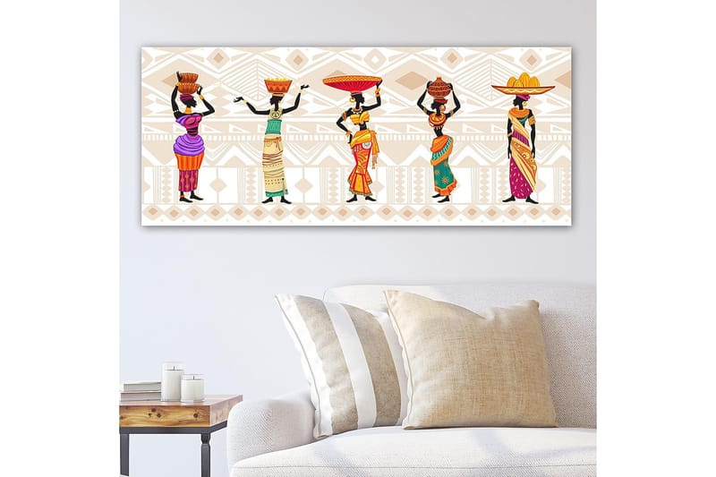 Canvastavla YTY World Cultures Flerfärgad - 120x50 cm - Inredning - Tavlor & posters - Canvastavla