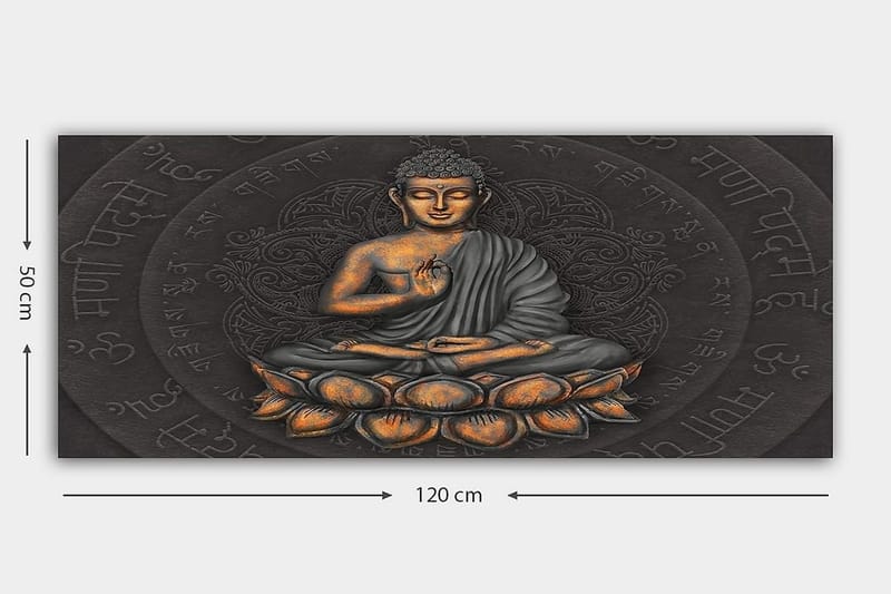 Canvastavla YTY World Cultures Flerfärgad - 120x50 cm - Inredning - Tavlor & posters - Canvastavla