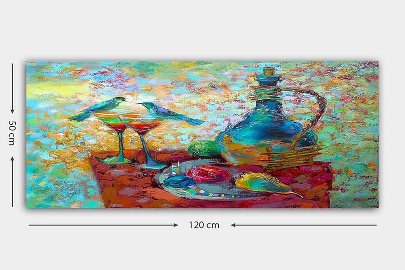 Canvastavla YTY World Cultures Flerfärgad - 120x50 cm - Inredning - Tavlor & posters - Canvastavla