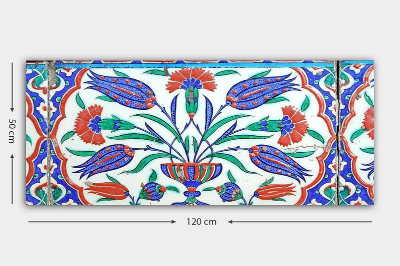 Canvastavla YTY World Cultures Flerfärgad - 120x50 cm - Inredning - Tavlor & posters - Canvastavla