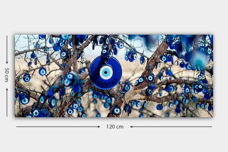 Canvastavla YTY World Cultures Flerfärgad - 120x50 cm - Inredning - Tavlor & posters - Canvastavla