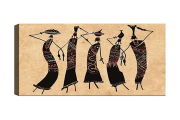 Canvastavla YTY World Cultures Flerfärgad - 120x50 cm - Inredning - Tavlor & posters - Canvastavla