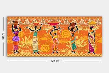 Canvastavla YTY World Cultures Flerfärgad - 120x50 cm - Inredning - Tavlor & posters - Canvastavla