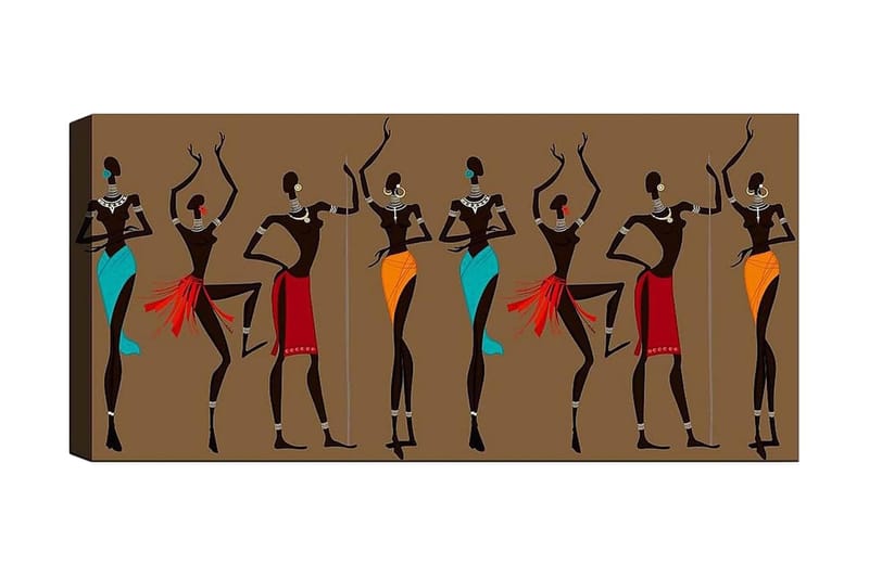 Canvastavla YTY World Cultures Flerfärgad, 120x50 cm