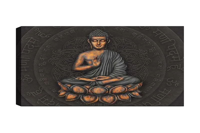 Canvastavla YTY World Cultures Flerfärgad, 120x50 cm