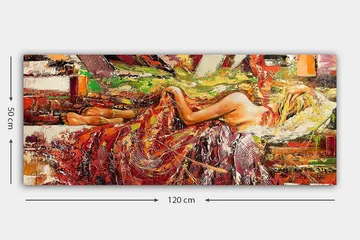 Canvastavla YTY World Cultures Flerfärgad - 120x50 cm - Inredning - Tavlor & posters - Canvastavla