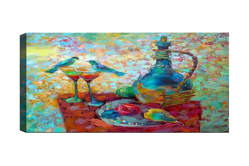 Canvastavla YTY World Cultures Flerfärgad, 120x50 cm
