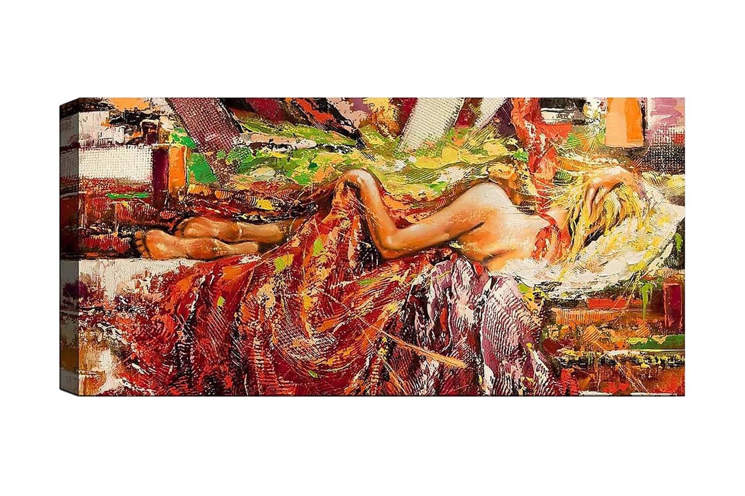 Canvastavla YTY World Cultures Flerfärgad - 120x50 cm