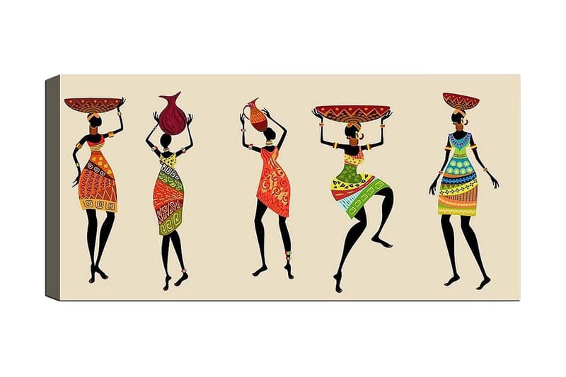 Canvastavla YTY People Flerfärgad, 120x50 cm