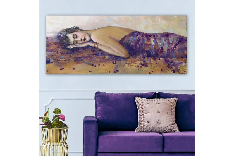 Canvastavla YTY People Flerfärgad - 120x50 cm - Inredning - Tavlor & posters - Canvastavla