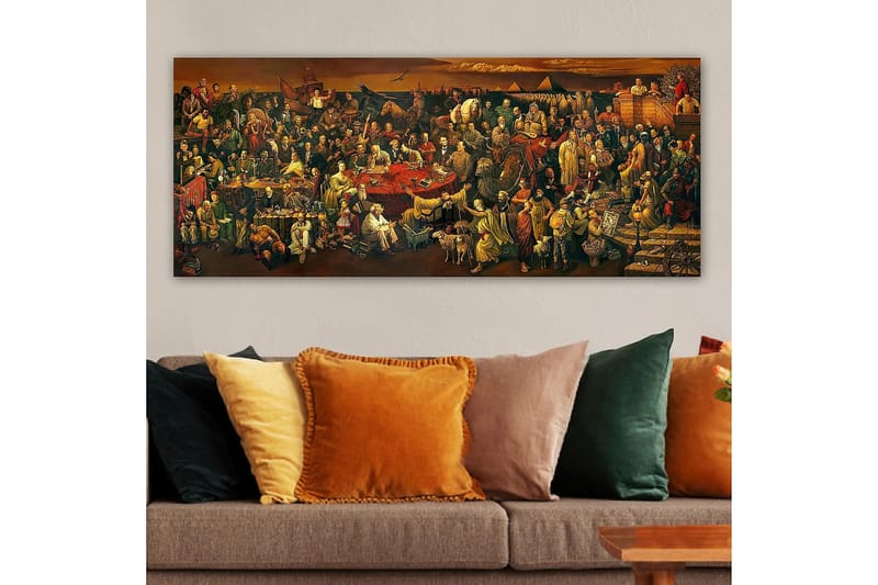Canvastavla YTY People Flerfärgad - 120x50 cm - Inredning - Tavlor & posters - Canvastavla