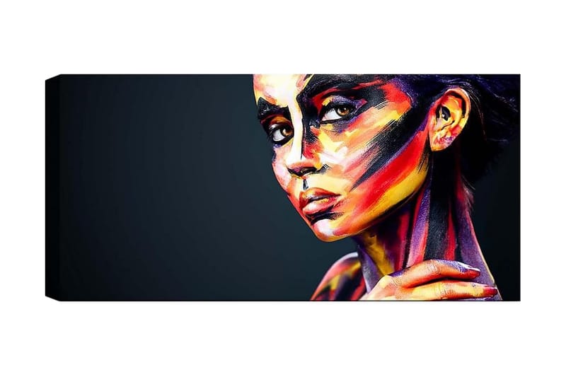 Canvastavla YTY People Flerfärgad - 120x50 cm - Inredning - Tavlor & posters - Canvastavla