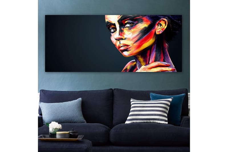 Canvastavla YTY People Flerfärgad - 120x50 cm - Inredning - Tavlor & posters - Canvastavla