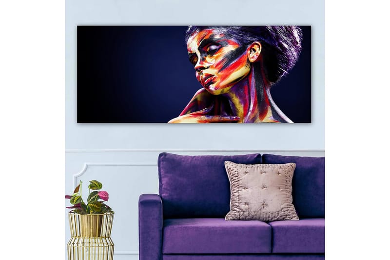 Canvastavla YTY People Flerfärgad - 120x50 cm - Inredning - Tavlor & posters - Canvastavla