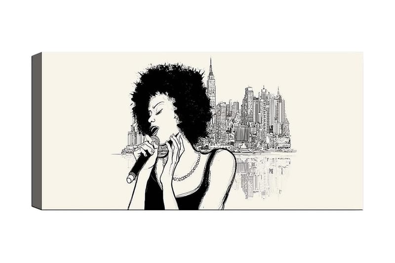 Canvastavla YTY People Flerfärgad - 120x50 cm - Inredning - Tavlor & posters - Canvastavla