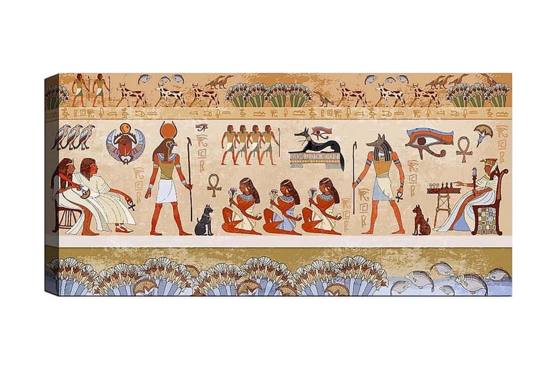 Canvastavla YTY People Flerfärgad - 120x50 cm - Inredning - Tavlor & posters - Canvastavla