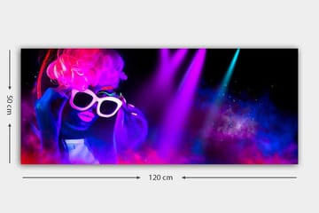 Canvastavla YTY People Flerfärgad - 120x50 cm - Inredning - Tavlor & posters - Canvastavla
