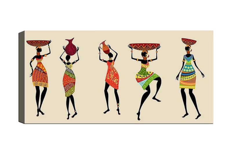 Canvastavla YTY People Flerfärgad - 120x50 cm - Inredning - Tavlor & posters - Canvastavla