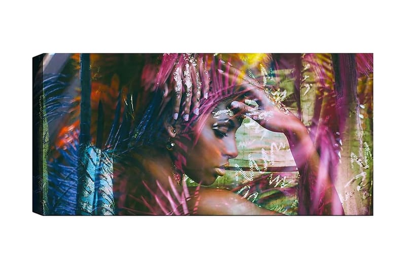 Canvastavla YTY People Flerfärgad - 120x50 cm - Inredning - Tavlor & posters - Canvastavla