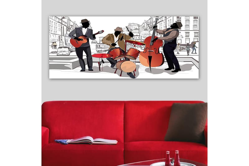 Canvastavla YTY People Flerfärgad - 120x50 cm - Inredning - Tavlor & posters - Canvastavla