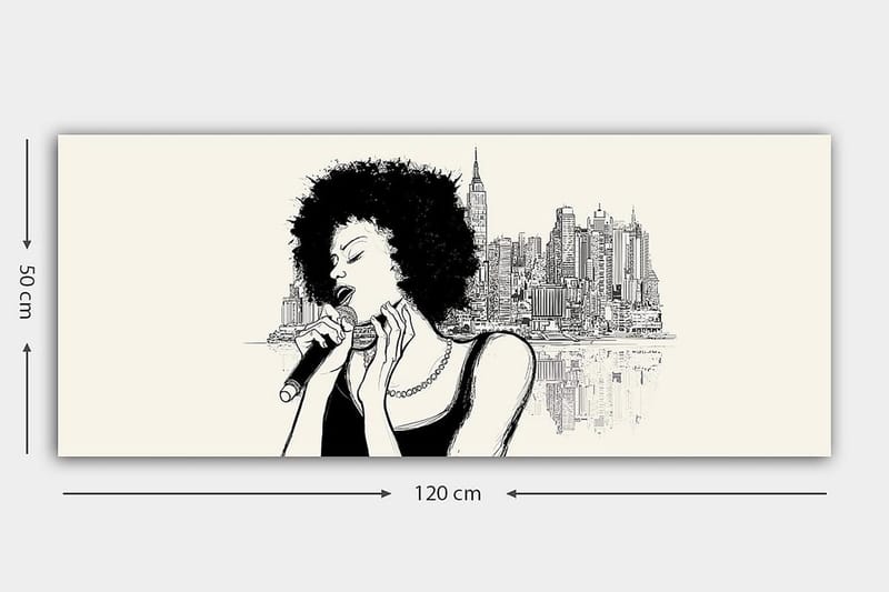 Canvastavla YTY People Flerfärgad - 120x50 cm - Inredning - Tavlor & posters - Canvastavla