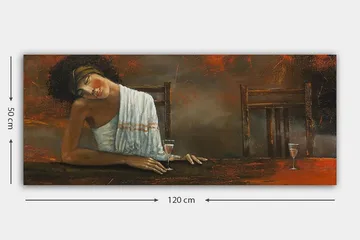 Canvastavla YTY People Flerfärgad - 120x50 cm - Inredning - Tavlor & posters - Canvastavla