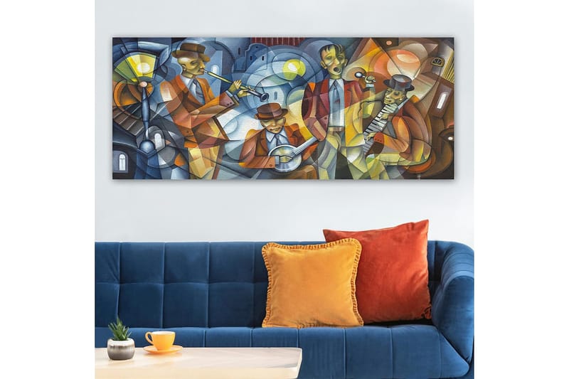 Canvastavla YTY People Flerfärgad - 120x50 cm - Inredning - Tavlor & posters - Canvastavla