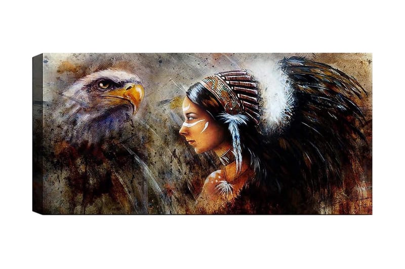 Canvastavla YTY People Flerfärgad, 120x50 cm