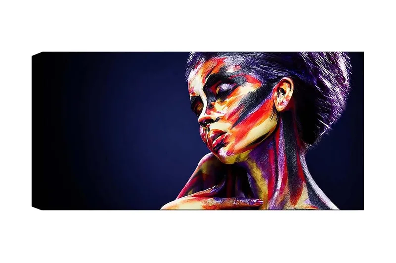 Canvastavla YTY People Flerfärgad, 120x50 cm