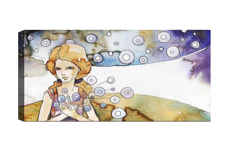 Canvastavla YTY People Flerfärgad, 120x50 cm