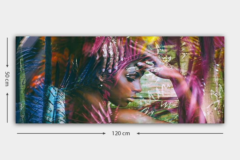 Canvastavla YTY People Flerfärgad - 120x50 cm - Inredning - Tavlor & posters - Canvastavla