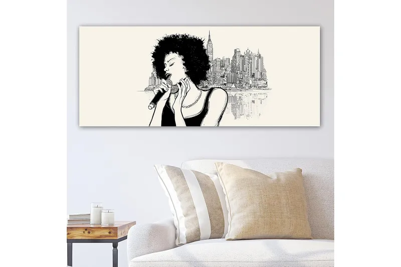 Canvastavla YTY People Flerfärgad - 120x50 cm - Inredning - Tavlor & posters - Canvastavla