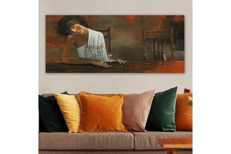 Canvastavla YTY People Flerfärgad - 120x50 cm - Inredning - Tavlor & posters - Canvastavla