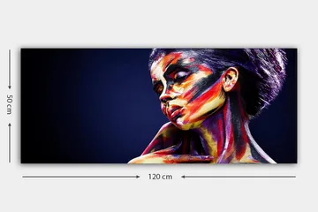 Canvastavla YTY People Flerfärgad - 120x50 cm - Inredning - Tavlor & posters - Canvastavla