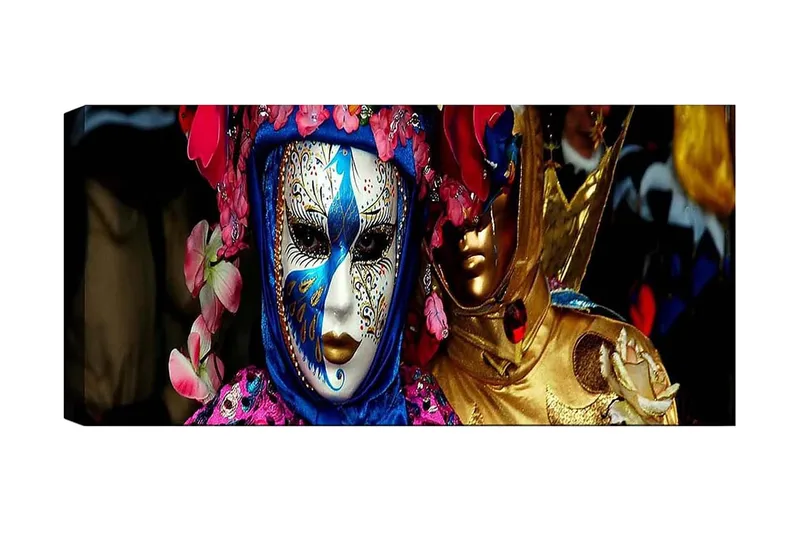 Canvastavla YTY People Flerfärgad, 120x50 cm