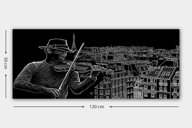 Canvastavla YTY People Flerfärgad - 120x50 cm - Inredning - Tavlor & posters - Canvastavla